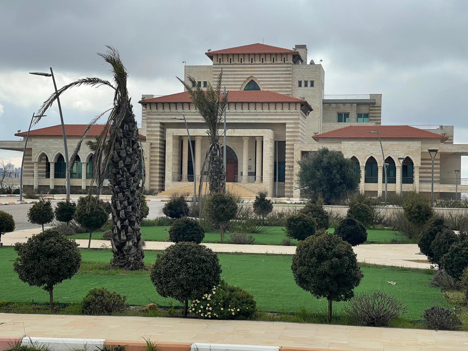 مبنى المكتبة الوطنية الفلسطينية في رام الله