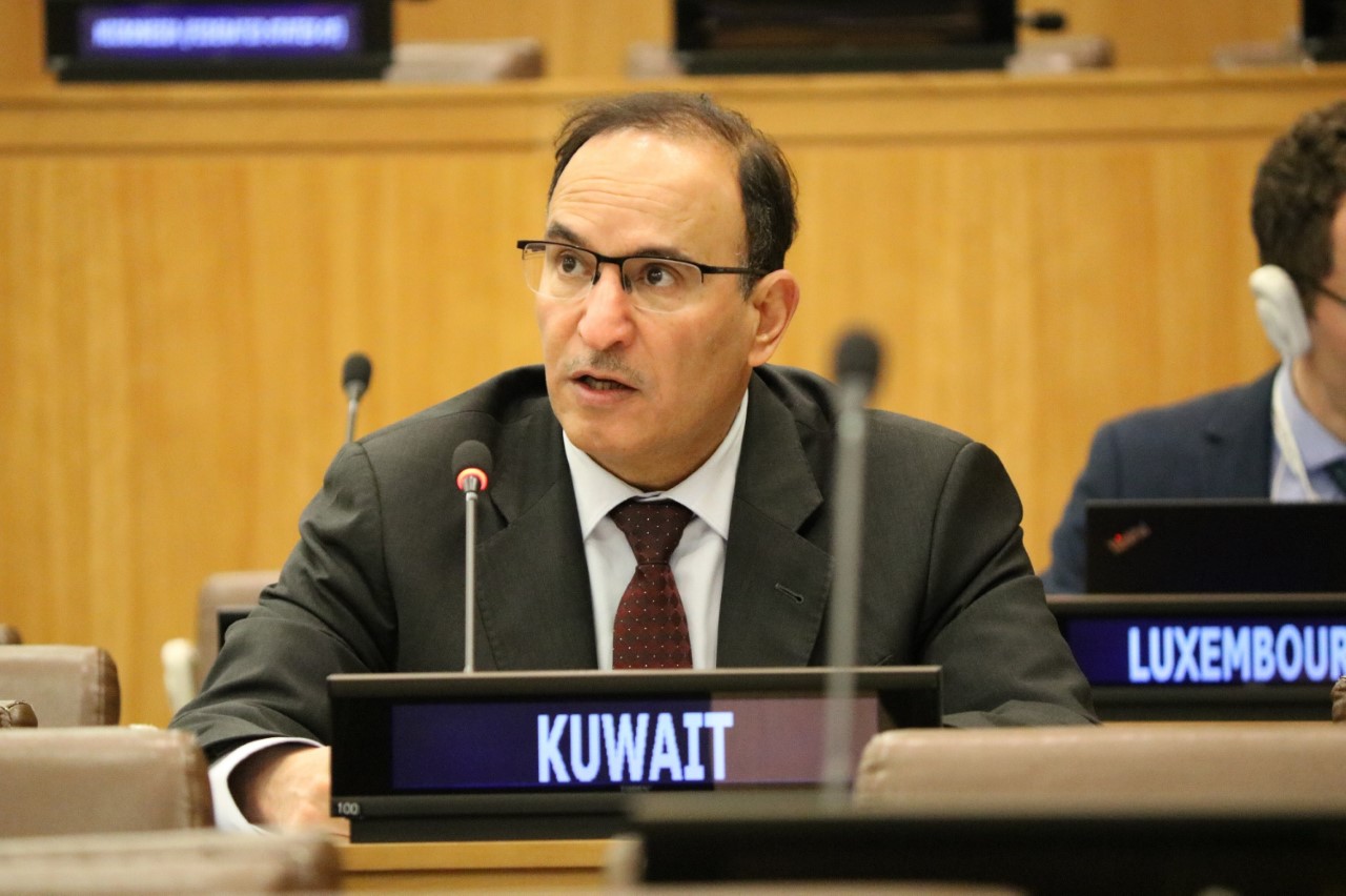 مندوب الكويت الدائم لدى الأمم المتحدة السفير منصور العتيبي