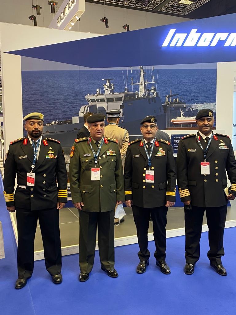 Kuwaiti Defense Ministry delegation partaking in  the Doha International Maritime Defense Exhibition and Conference (DIMDEX 2022)