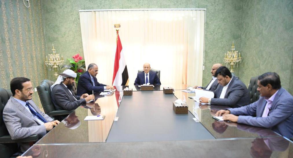 اجتماع لمجلس القيادة الرئاسي في اليمن 