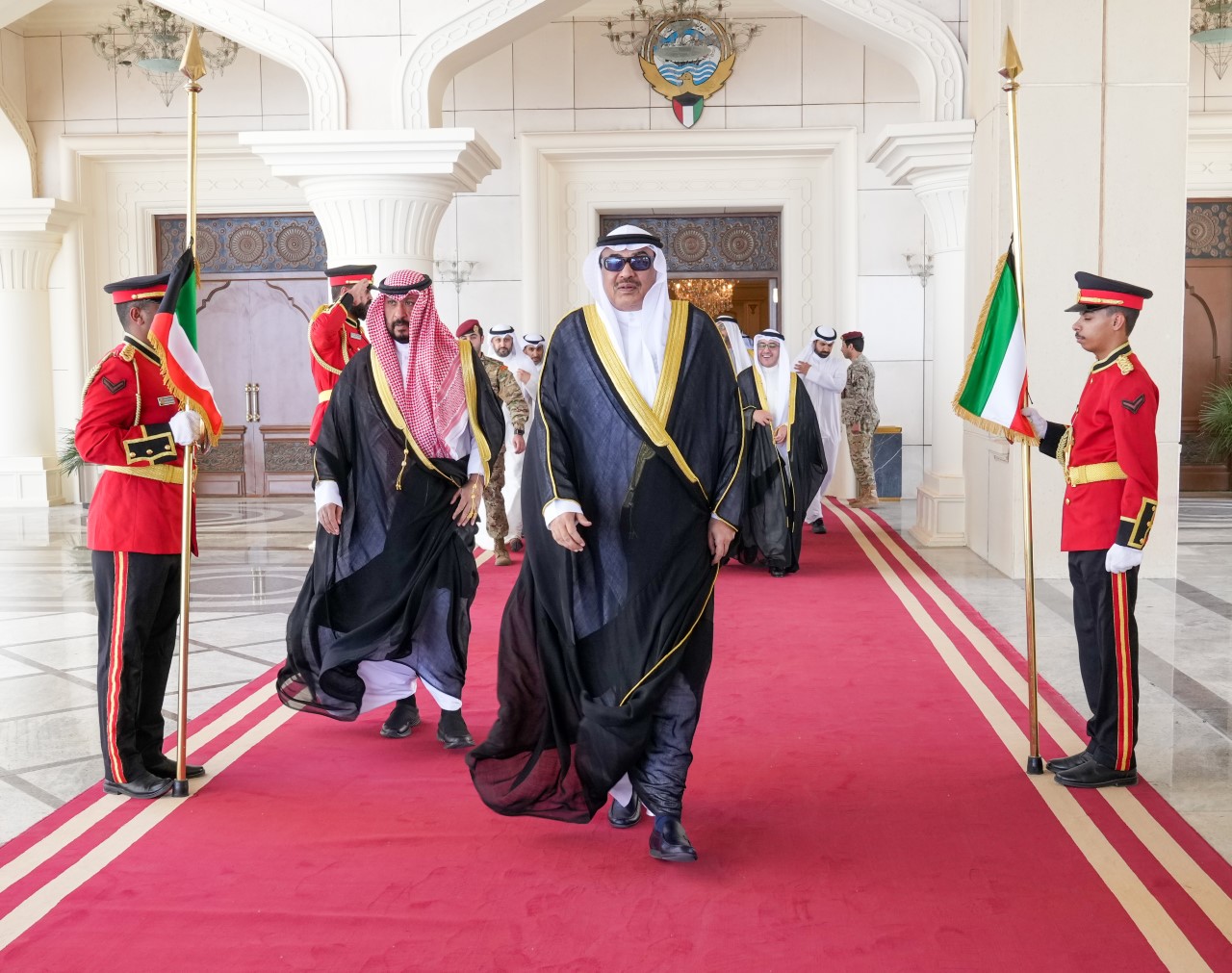 Representing His Highness the Amir, His Highness Prime Minister Sheikh Sabah Khaled Al-Hamad Al-Sabah heads to UAE for condolence