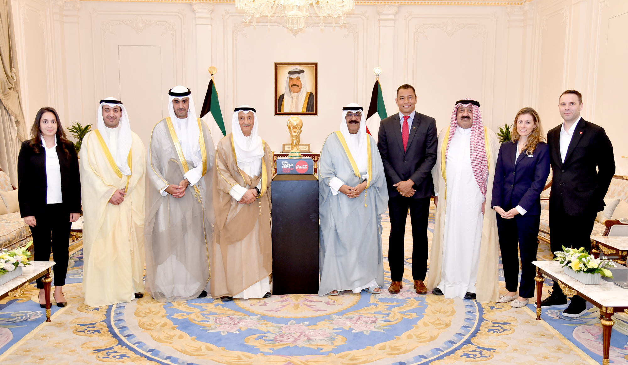 HH Deputy Amir and Crown Prince received FIFA World Cup delegation