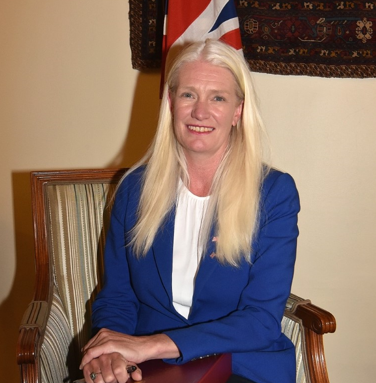 La ministre d'Etat britannique aux Affaires asiatiques et du Moyen-Orient, Amanda Milling