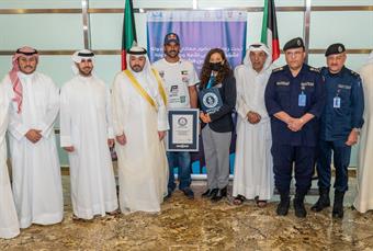 وزير الدولة لشؤون الشباب يكرم البطل الكويتي بوربيع لدخوله (غينيس) برياضة الدراجات المائية                                                                                                                                                                 