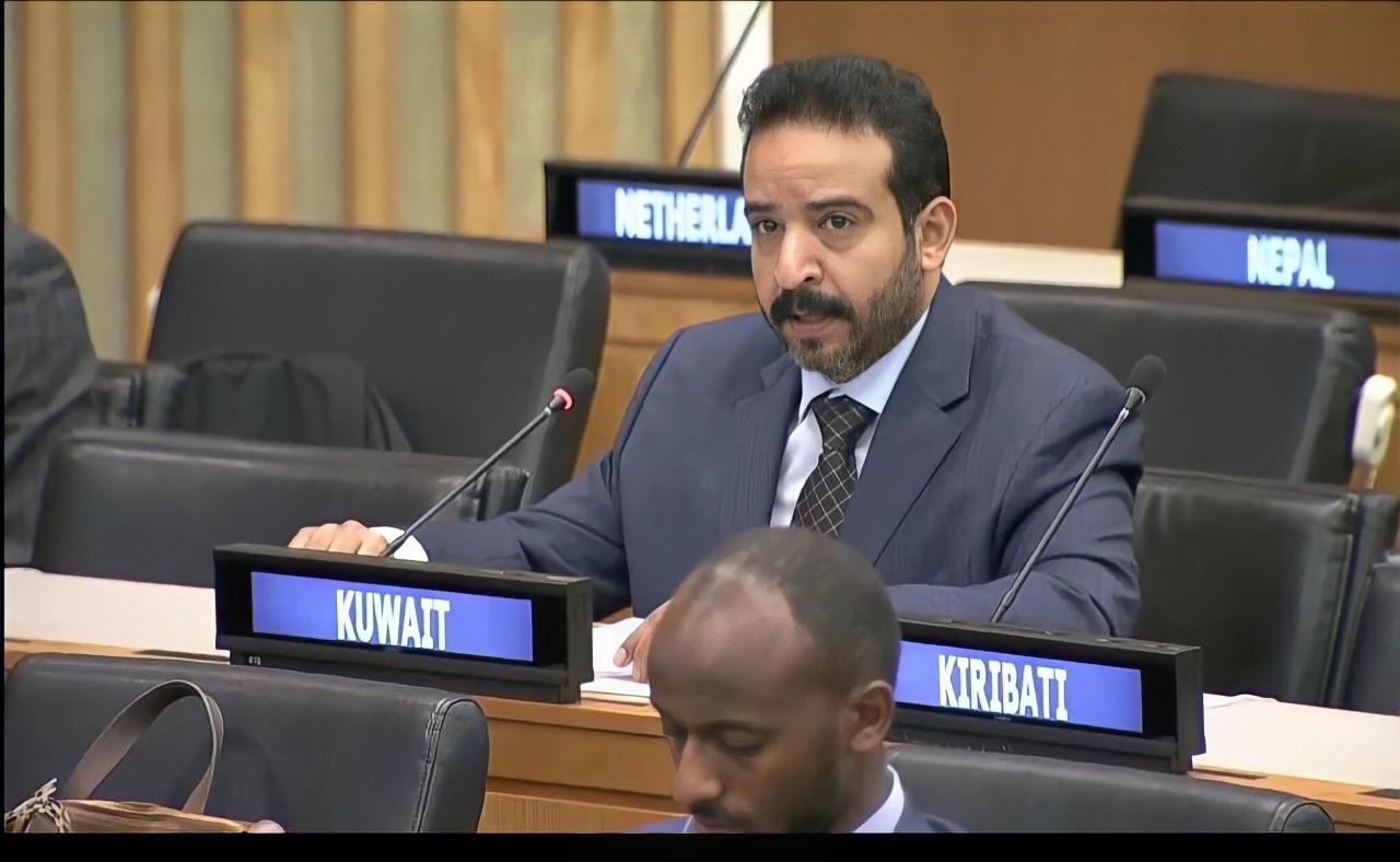 Counselor at Kuwait's permanent UN mission, Abdulaziz Al-Ajmi