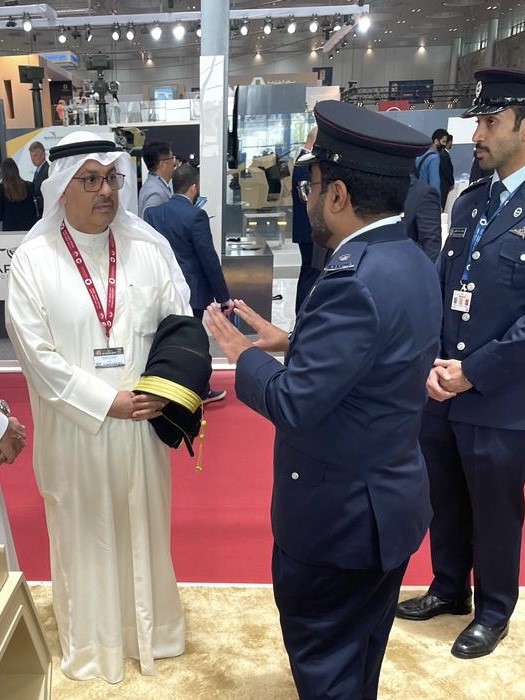 Director-General of Kuwait Customs Suleiman Al-Fahad at the 14th security and safety exhibition (Milipol Qatar)