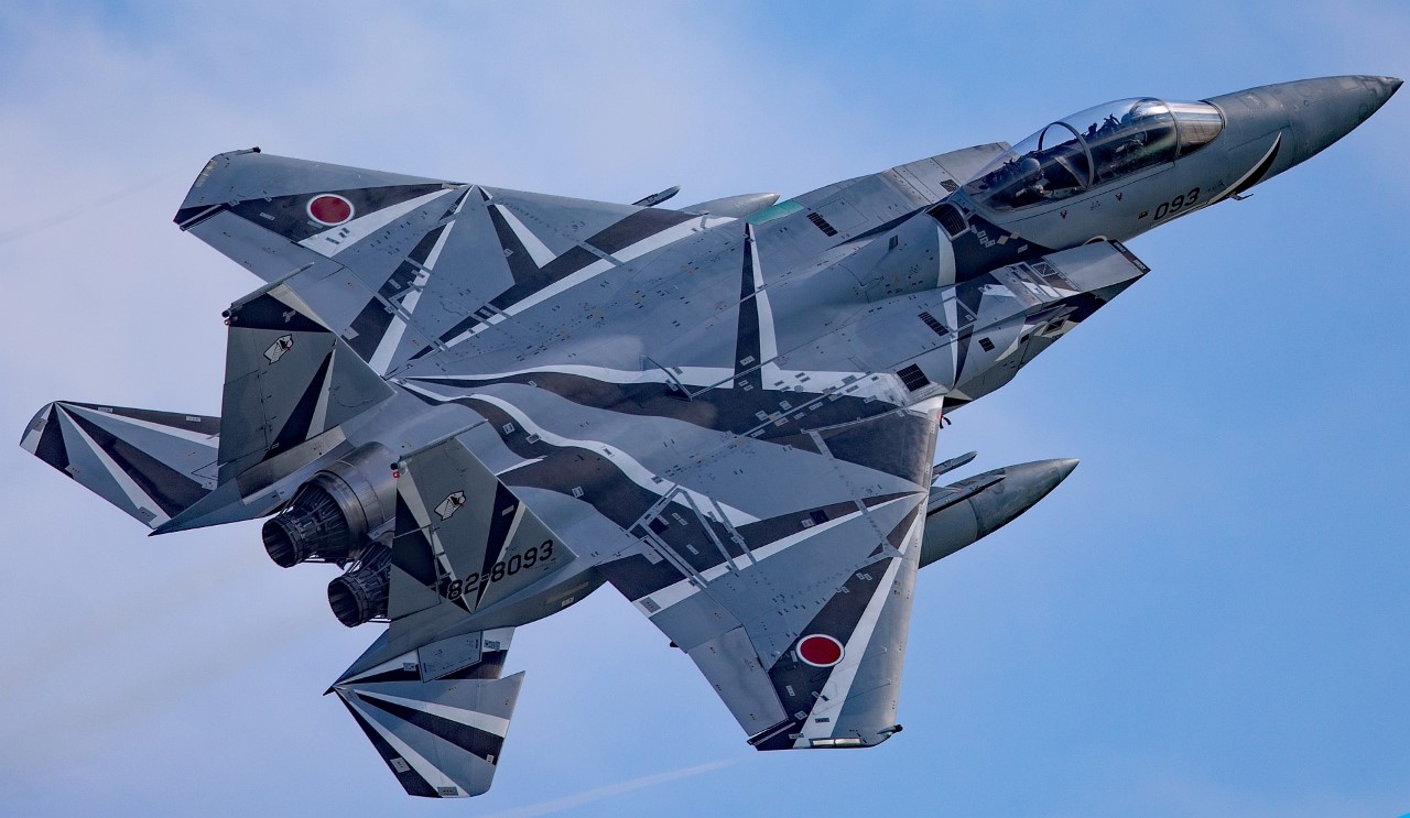 Japanese F-15 fighter jet