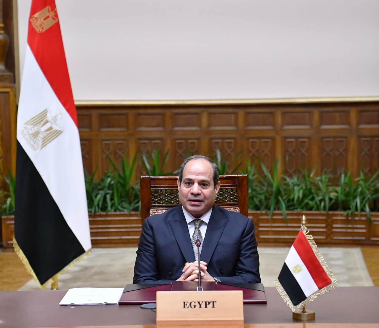 Egyptian President Abdelfattah Al-Sisi