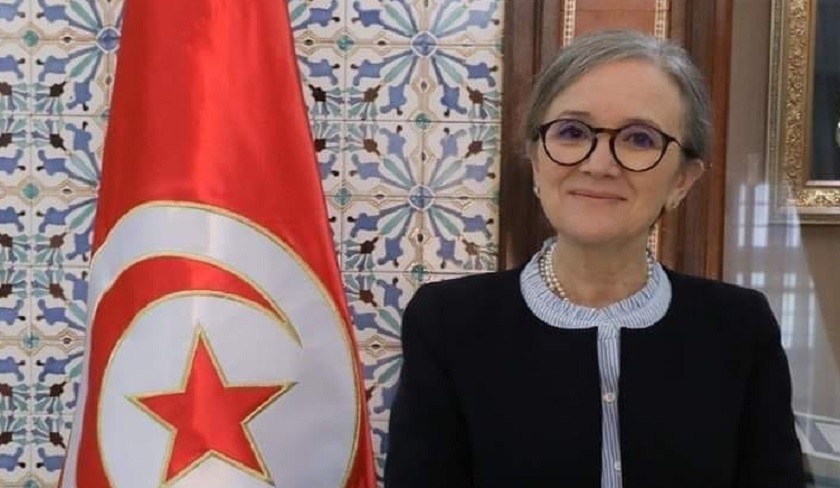 La cheffe du gouvernement tunisien, Najla Bouden.