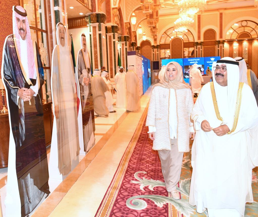 His Highness Crown Prince and Sheikha Aida Salem Al Ali Al-Sabah