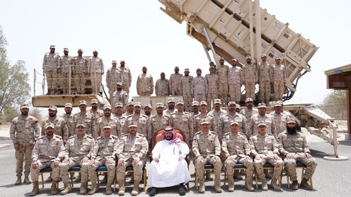Defense Minister during a visit to Kuwait Air Defense Force base