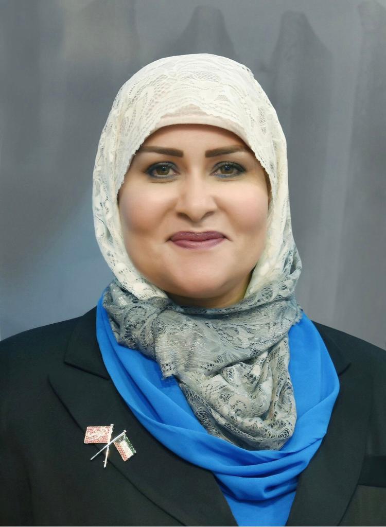 Director of Public Relations and Information at the Ministry of Oil Sheikha Tamadher Khaled Al-Ahmad Al-Jaber Al-Sabah.