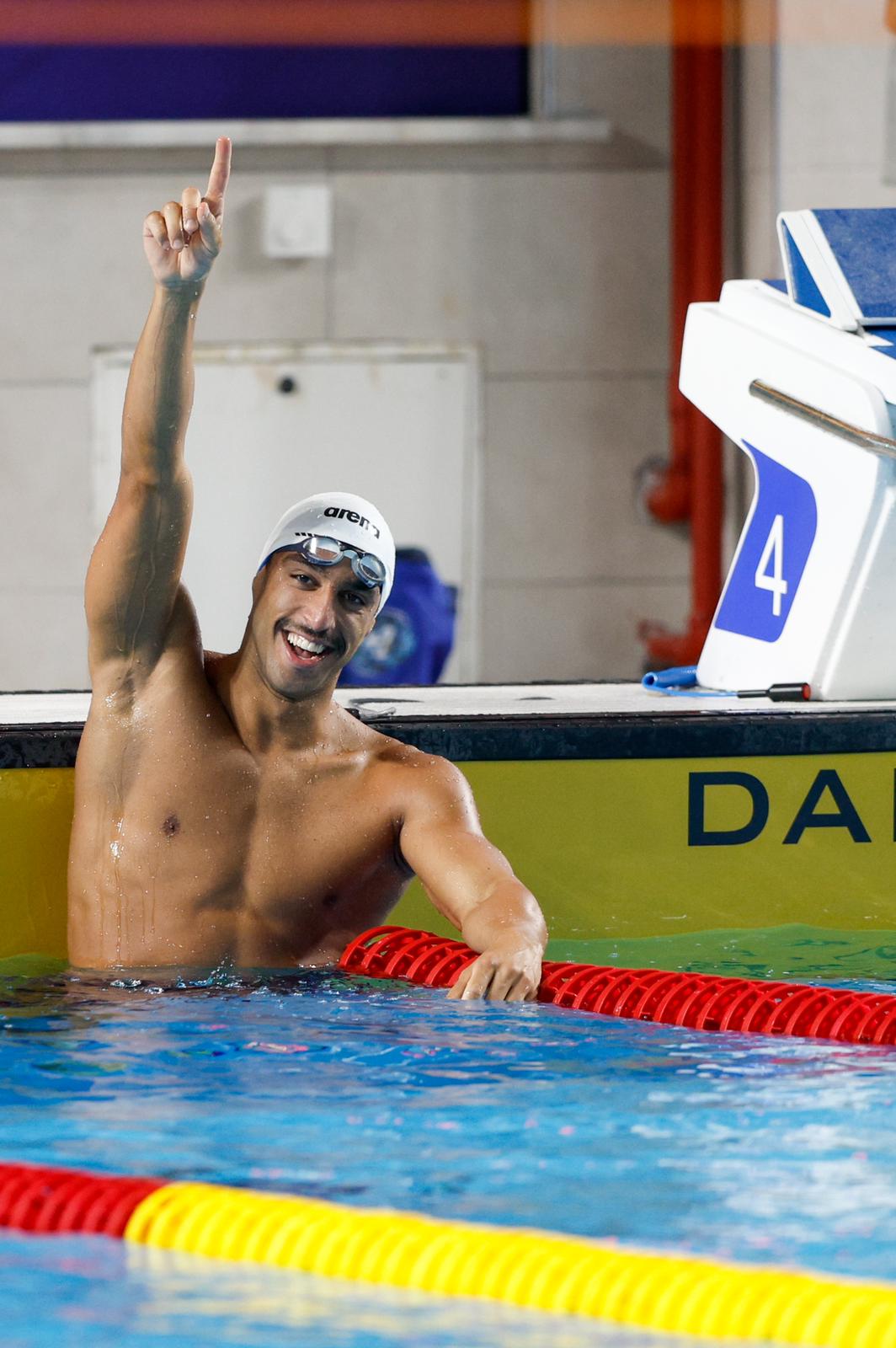 Kuwaiti swimmer Waleed Abdulrazaq