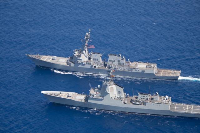 Passing exercise (PASSEX) in the Mediterranean