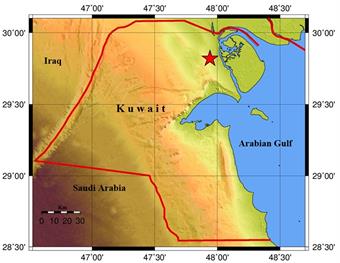 Le réseau sismologique du Koweït enregistre un tremblement de terre dans au nord du pays