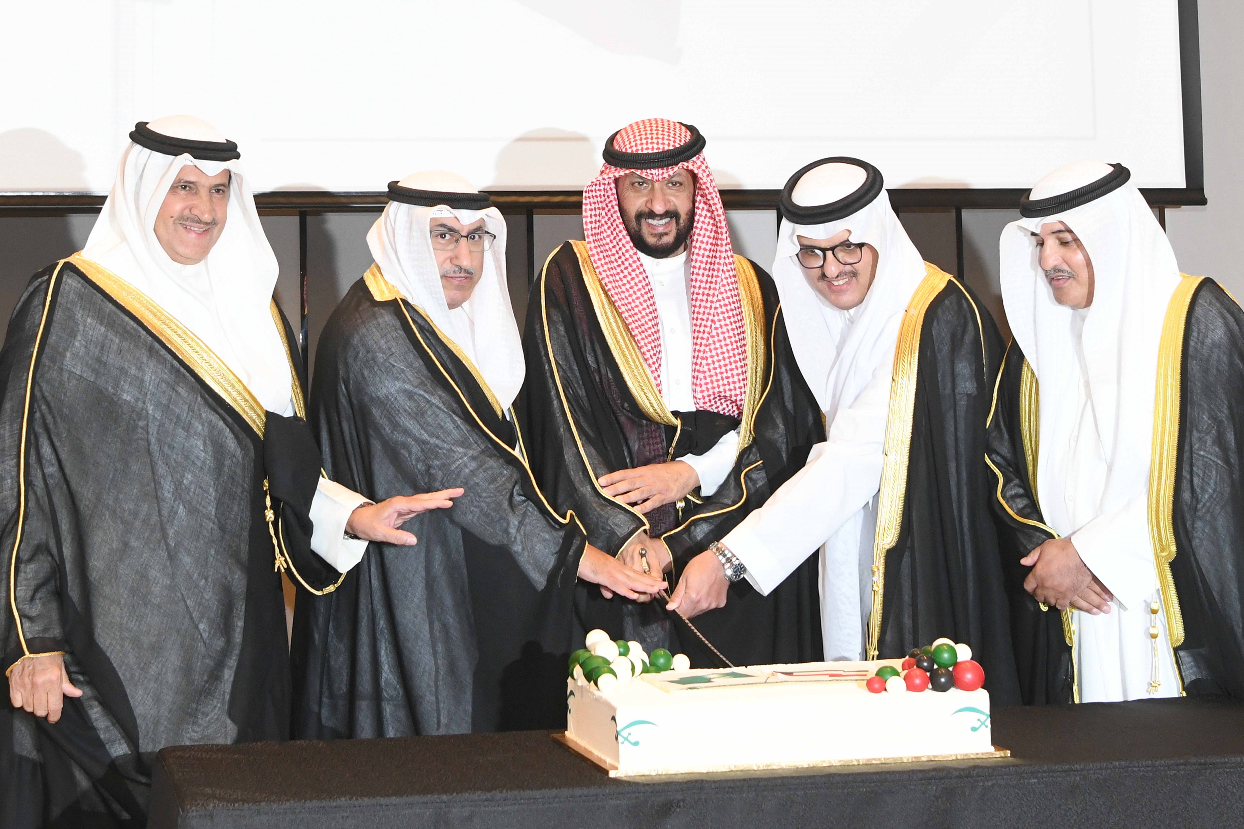 Kuwaiti ministers participate in the Saudi embassy's celebration of the National Day