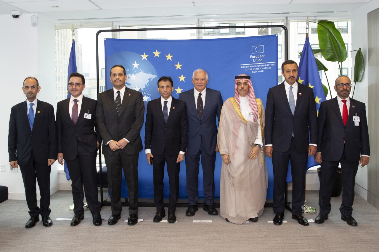 Kuwait foreign minister participates in the meeting of GCC foreign ministers with EU High Representative for Foreign and Security Policy
