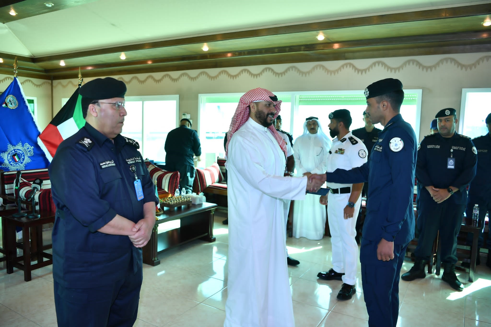 Acting Minister of Interior  honors Kuwait's Coast Guards