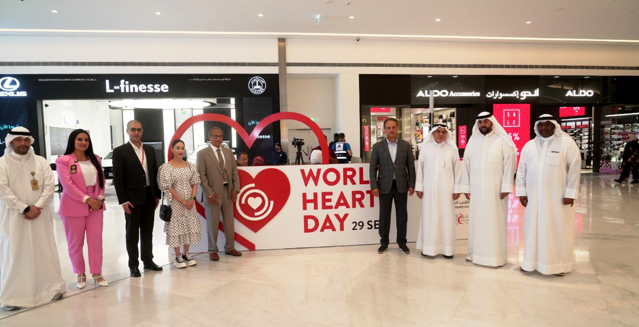 وزير الصحة الدكتور خالد السعيد خلال احتفال جمعية القلب الكويتية بيوم القلب العالمي