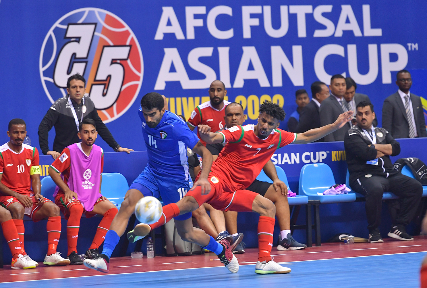 Hosts Kuwait thrashed Oman, 7-2, in the opening match of the 2022 AFC Futsal Asian Cup
