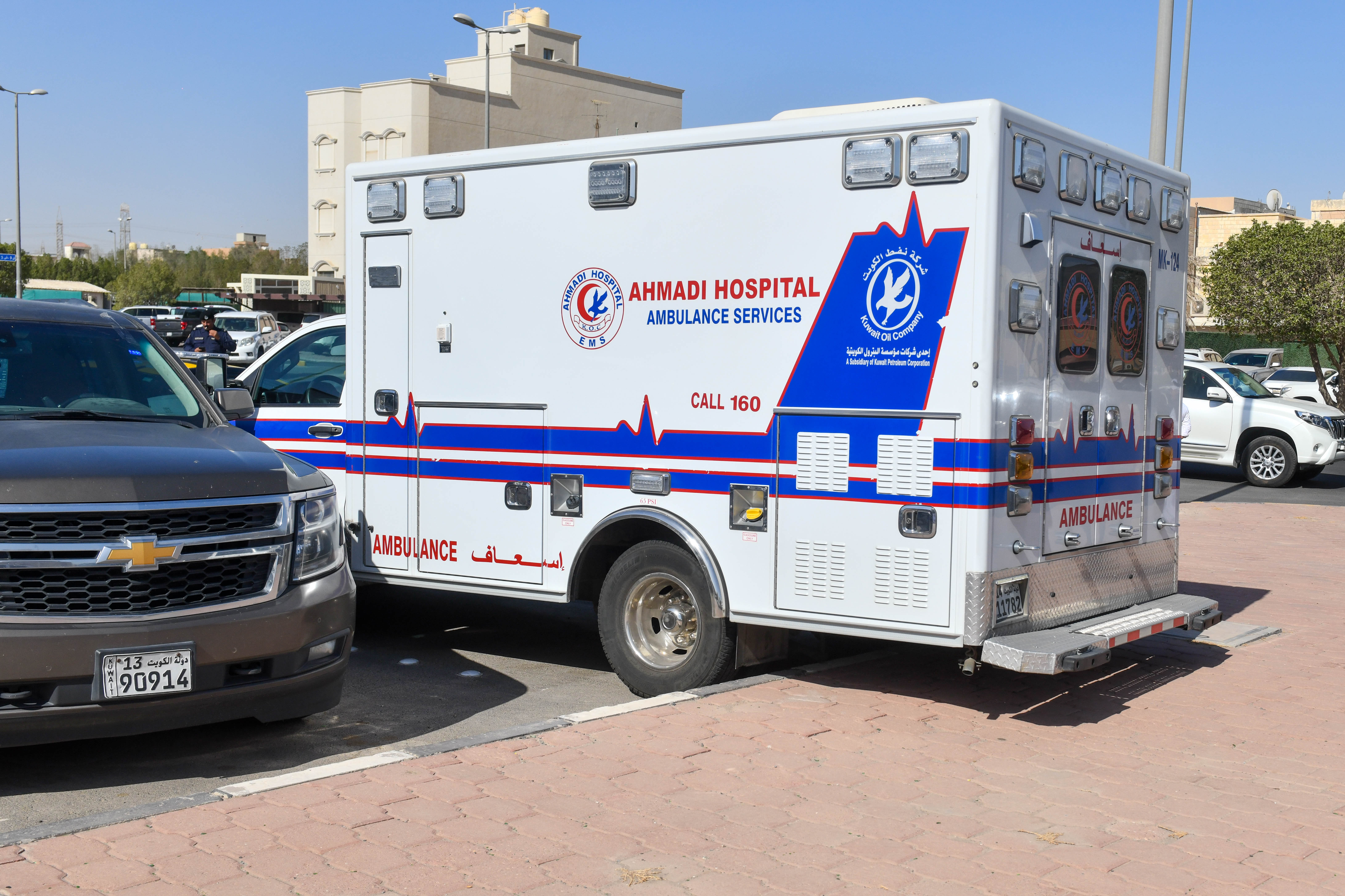 Ambulances ready to serve in case of emergency