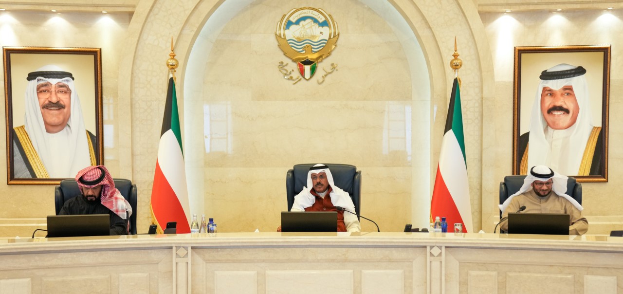 His Highness the Prime Minister Sheikh Ahmed Nawaf Al-Ahmad Al-Sabah presides Cabinet meeting