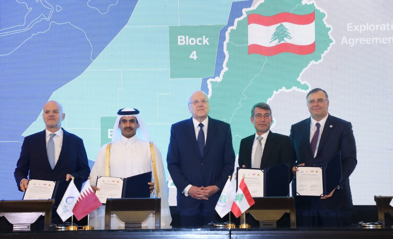 Signing the two oil and natural gas exploration deals