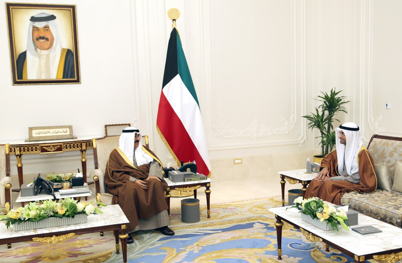 His Highness the Crown Prince receives outgoing GCC Secretary General 