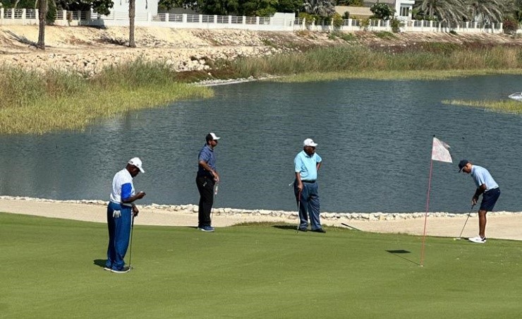 First round of Bahrain golf tournament