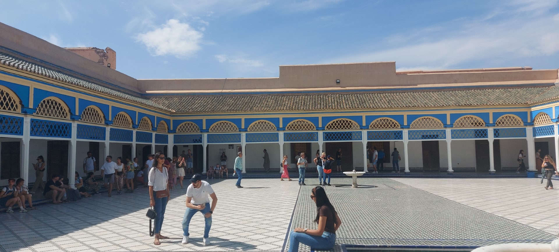 Le palais de la Bahia à Marrakech.