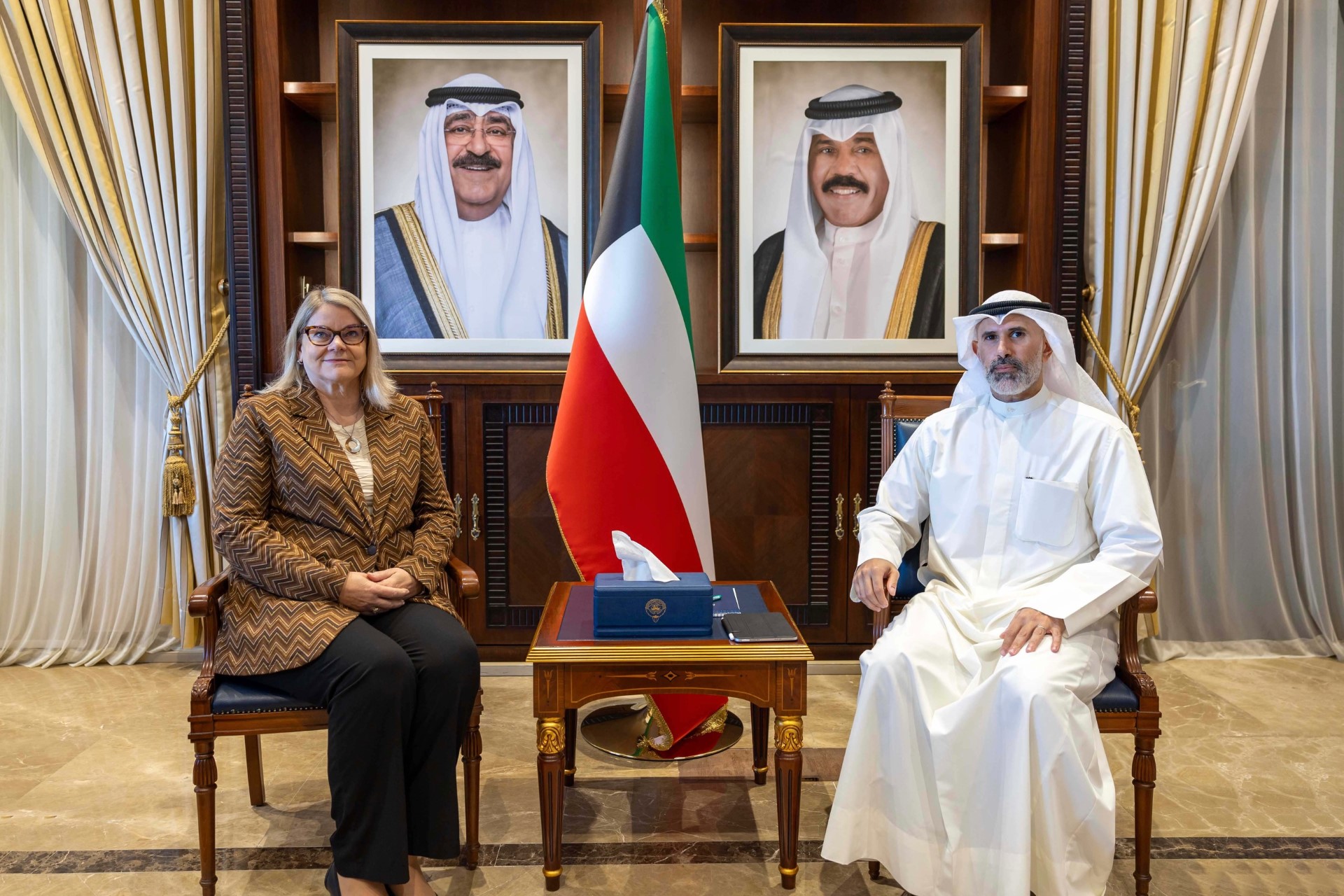 Deputy Minister of Foreign Affairs received European Union (EU) Ambassador to Kuwait