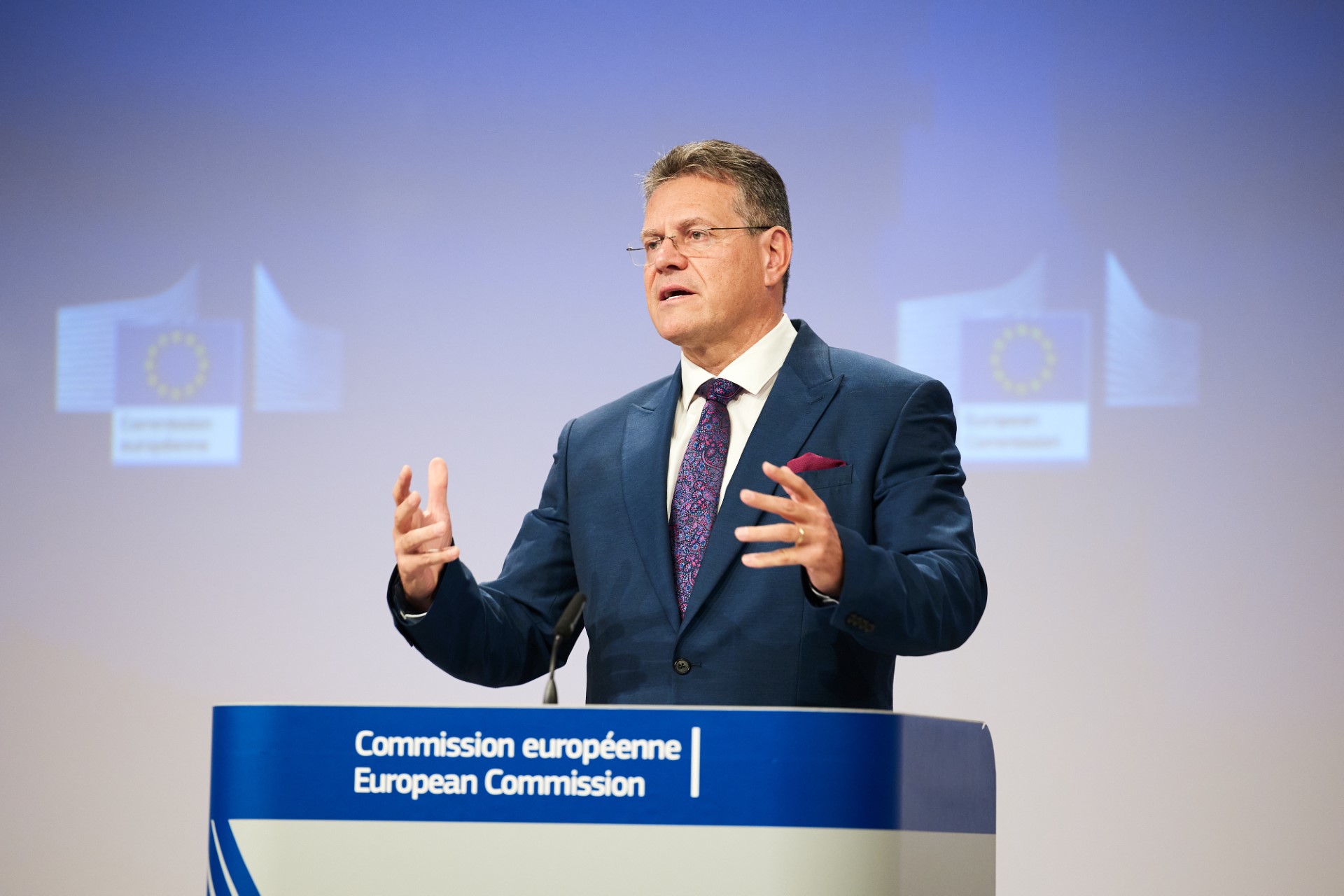 European Commission Executive Vice-President Maros Sefcovic