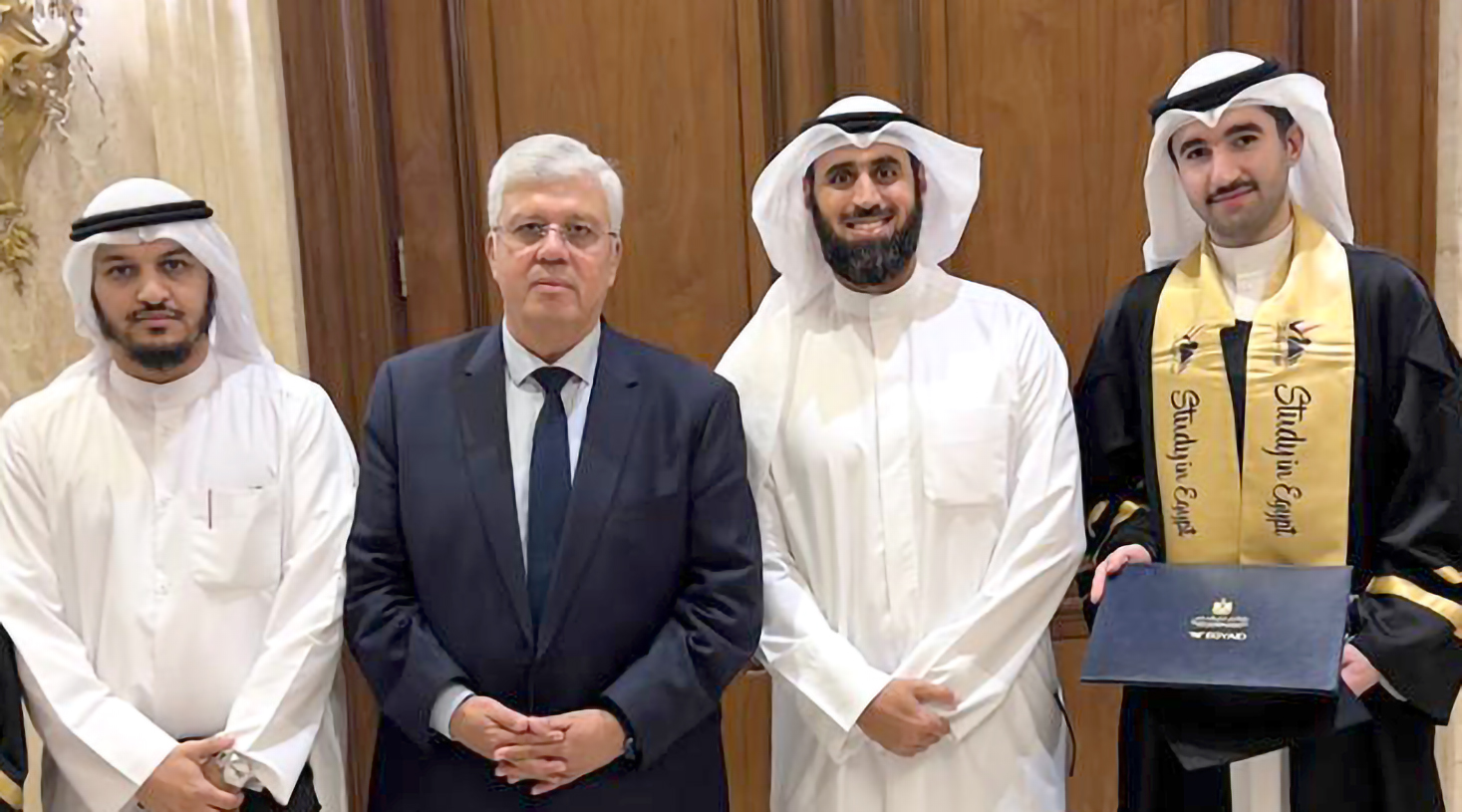  Egypt's Minister of Higher Education honors Kuwaiti students, hosted by Egypt and Islamic World Educational, Scientific and Cultural Organization (ICESCO).
