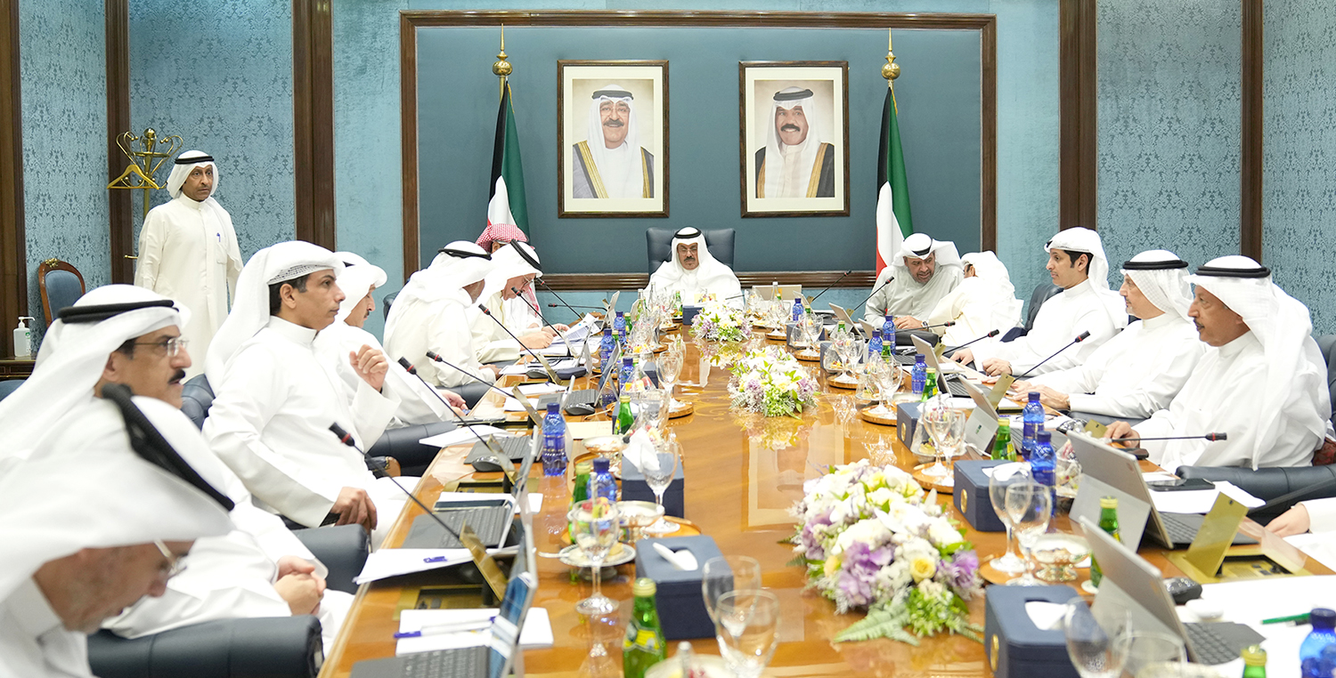 His Highness the Prime Minister Sheikh Ahmad Nawaf Al-Ahmad Al-Sabah presides Cabinet meeting