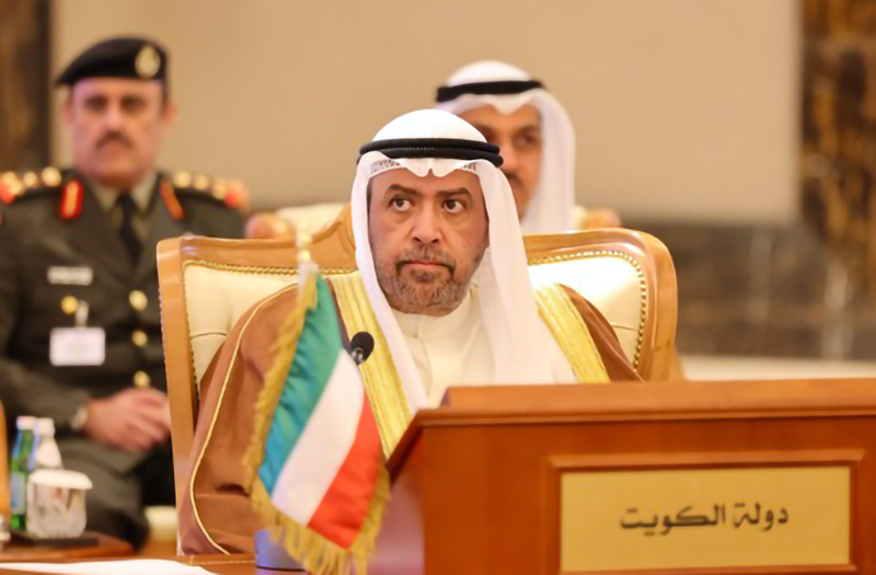 Kuwait's Defense Minister Sheikh Ahmad Al-Fahad Al-Sabah