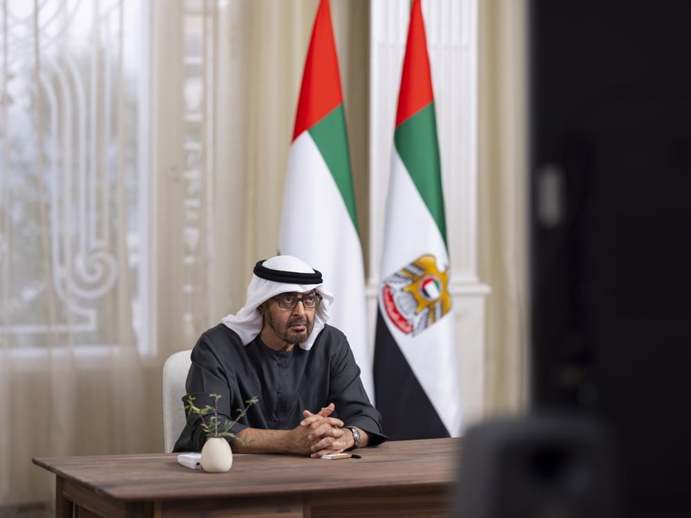 President of the United Arab Emirates Sheikh Mohamad bin Zayed Al Nahyan