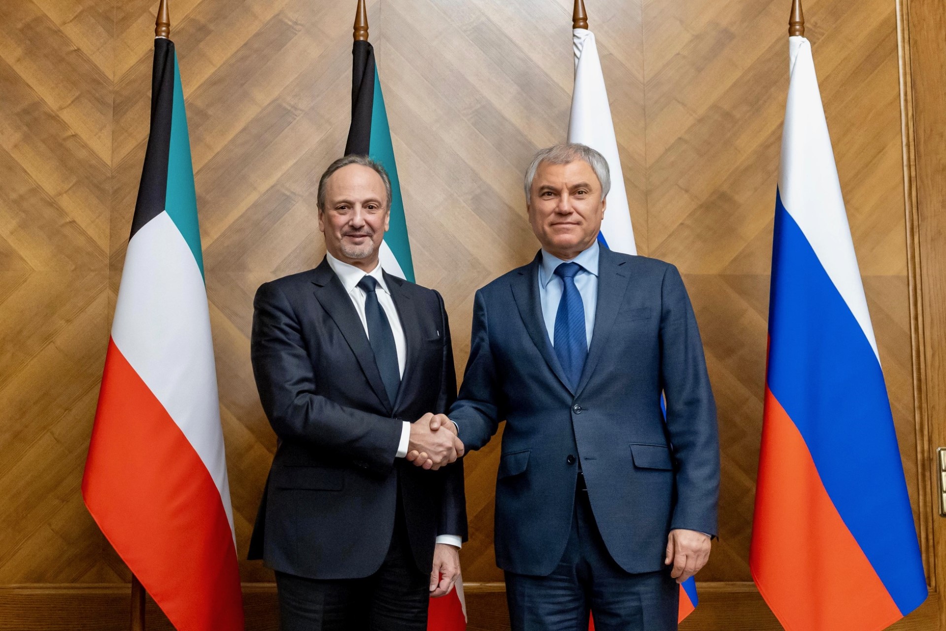 Kuwait FM and Russian State Duma Chairman