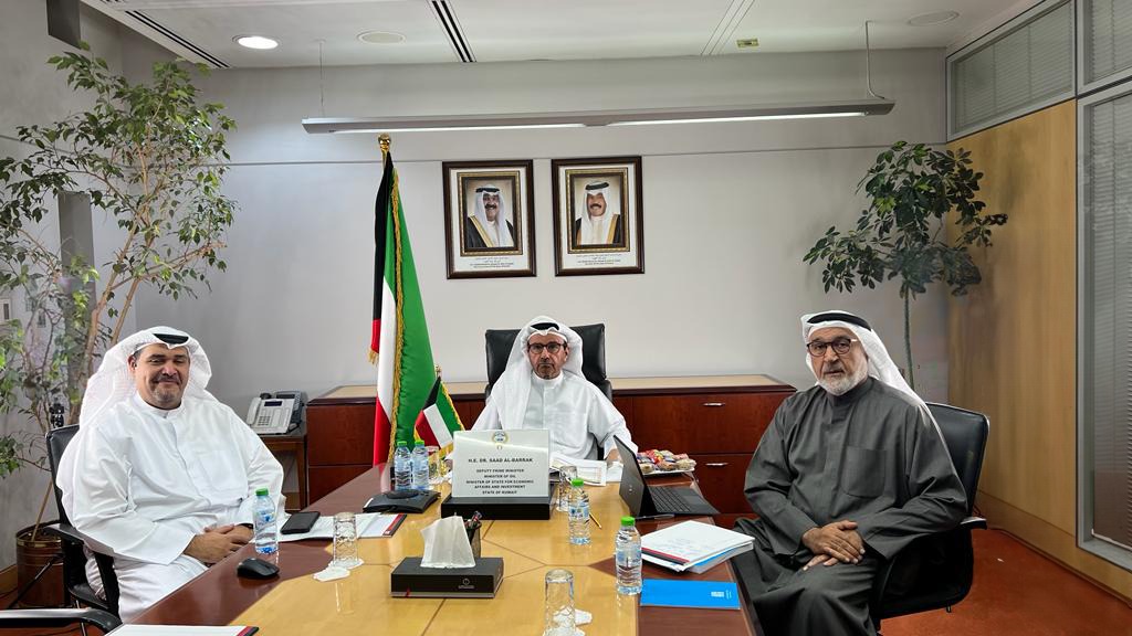 وزير النفط خلال ترؤسه وفد الكويت المشارك في اجتماعات أوبك وأوبك + المنعقدة عبر تقنية الاتصال المرئي