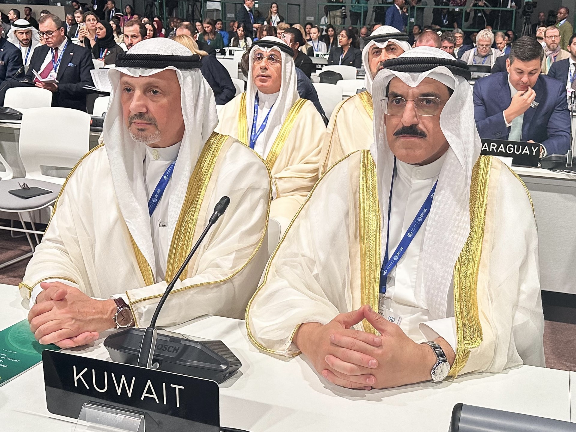 His Highness the Amir rep. Sheikh Salem Abdullah Al-Jaber Al-Sabah during the Conference
