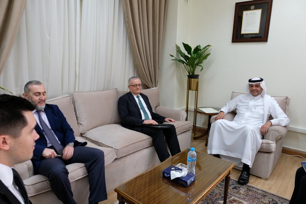 Ambassador Dr. Khaled Manzalawi and Russian Ambassador to Egypt, Georgy Borisenko