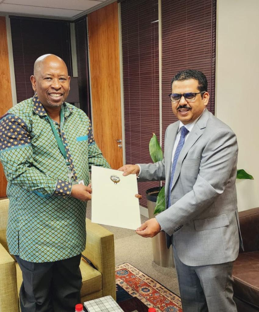 Kuwait Amb. to South Africa presents credentials