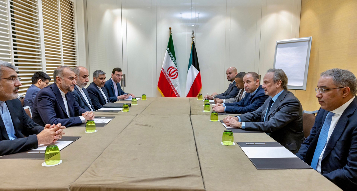 Kuwaiti, Iranian FMs discuss Gaza developments in Geneva meeting