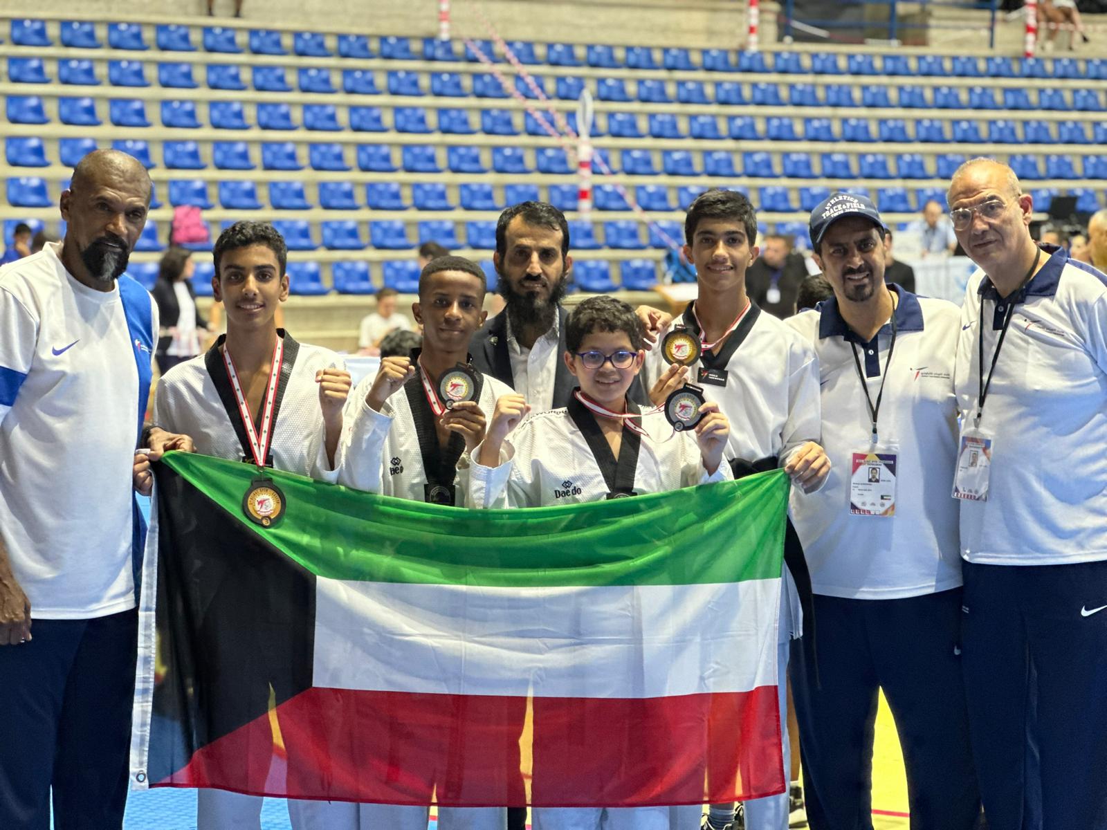 Kuwait bags 4 medals in Beirut open taekwondo competition