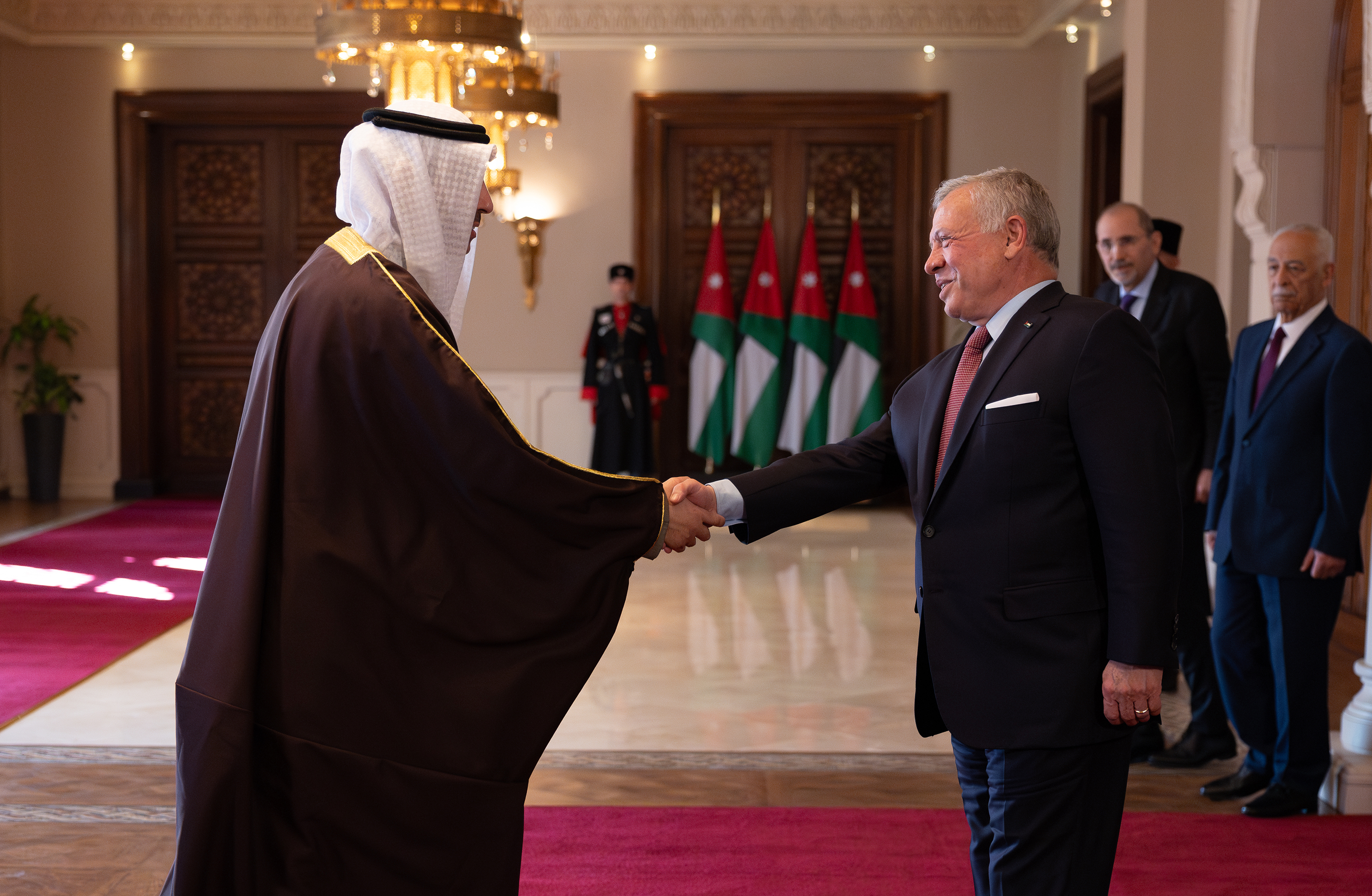 Kuwait Ambassador to Jordan presents credentials to Jordanian King