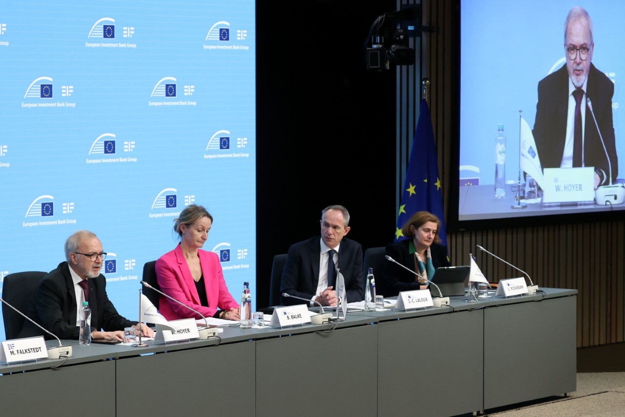 European Investment Bank press conference