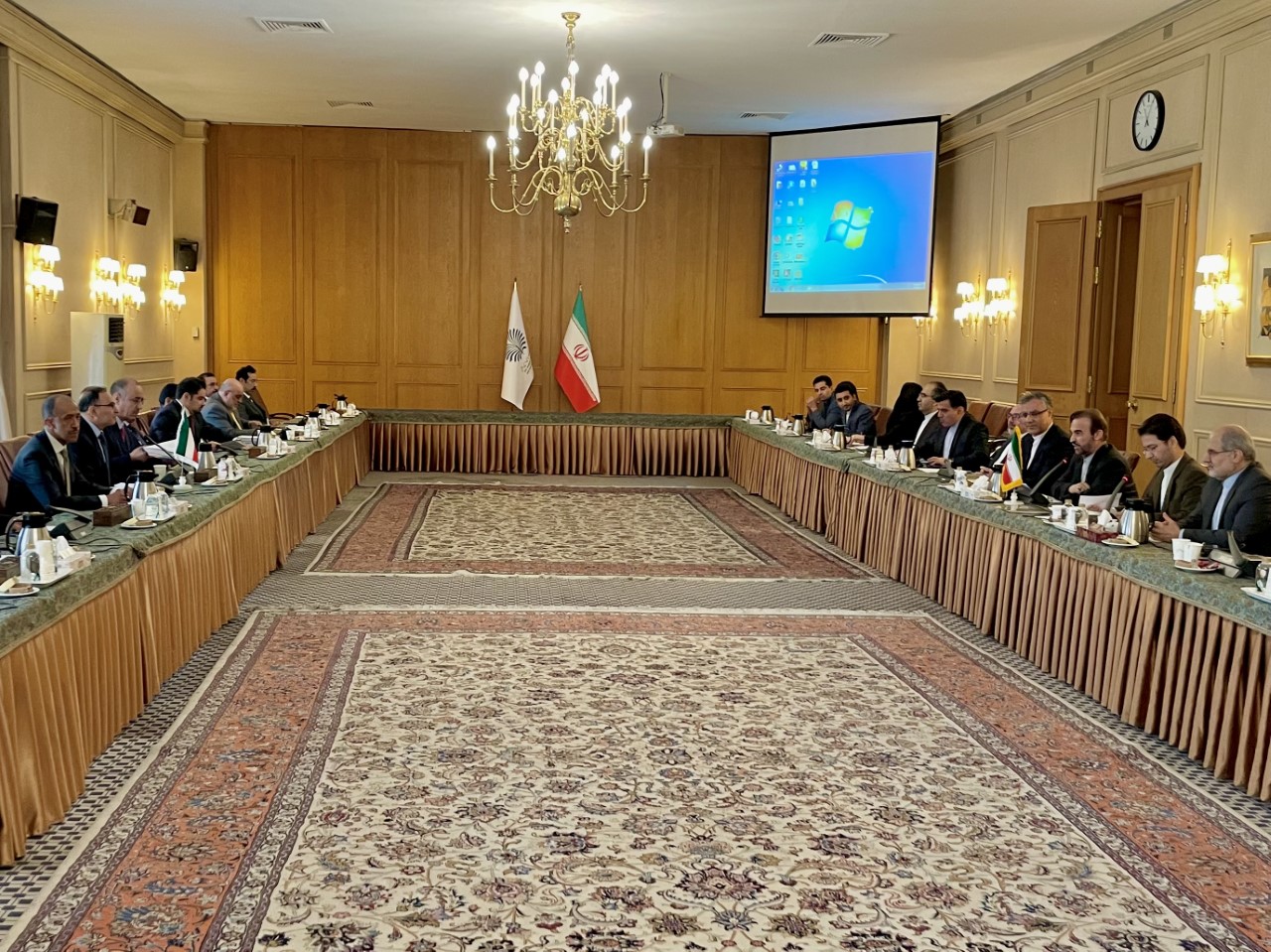 اجتماع اللجنة القانونية المشتركة بين دولة الكويت والجمهورية الإسلامية الإيرانية في طهران