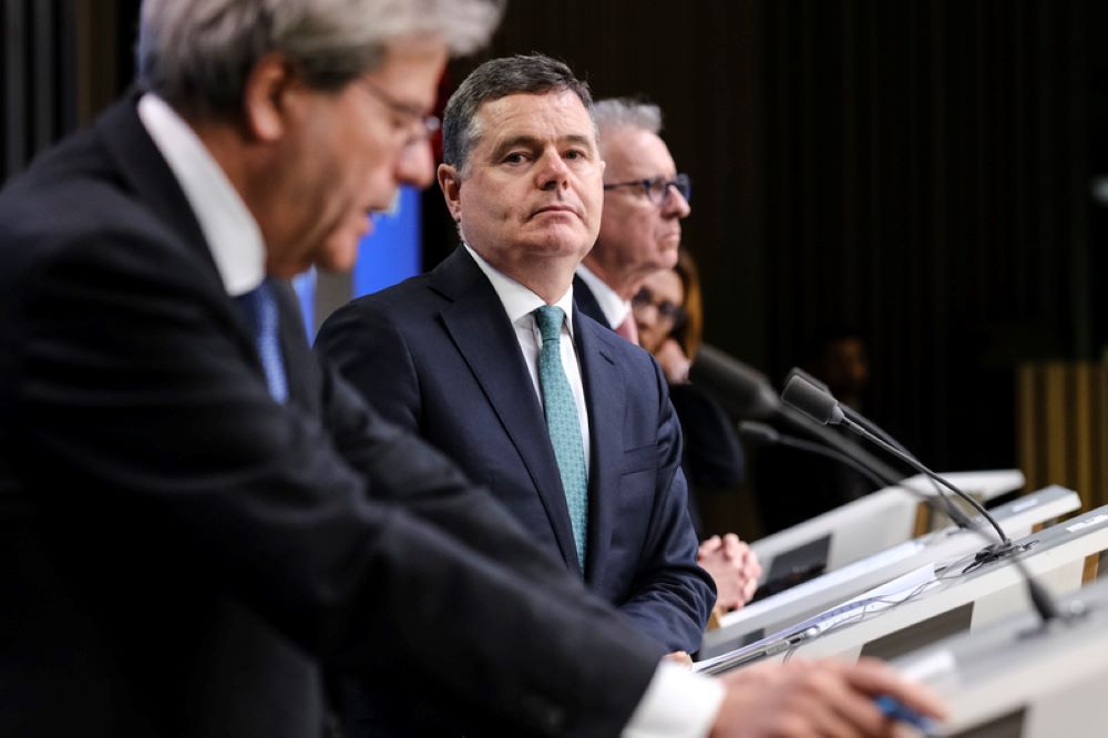 Finance ministers of the Eurogroup press conference