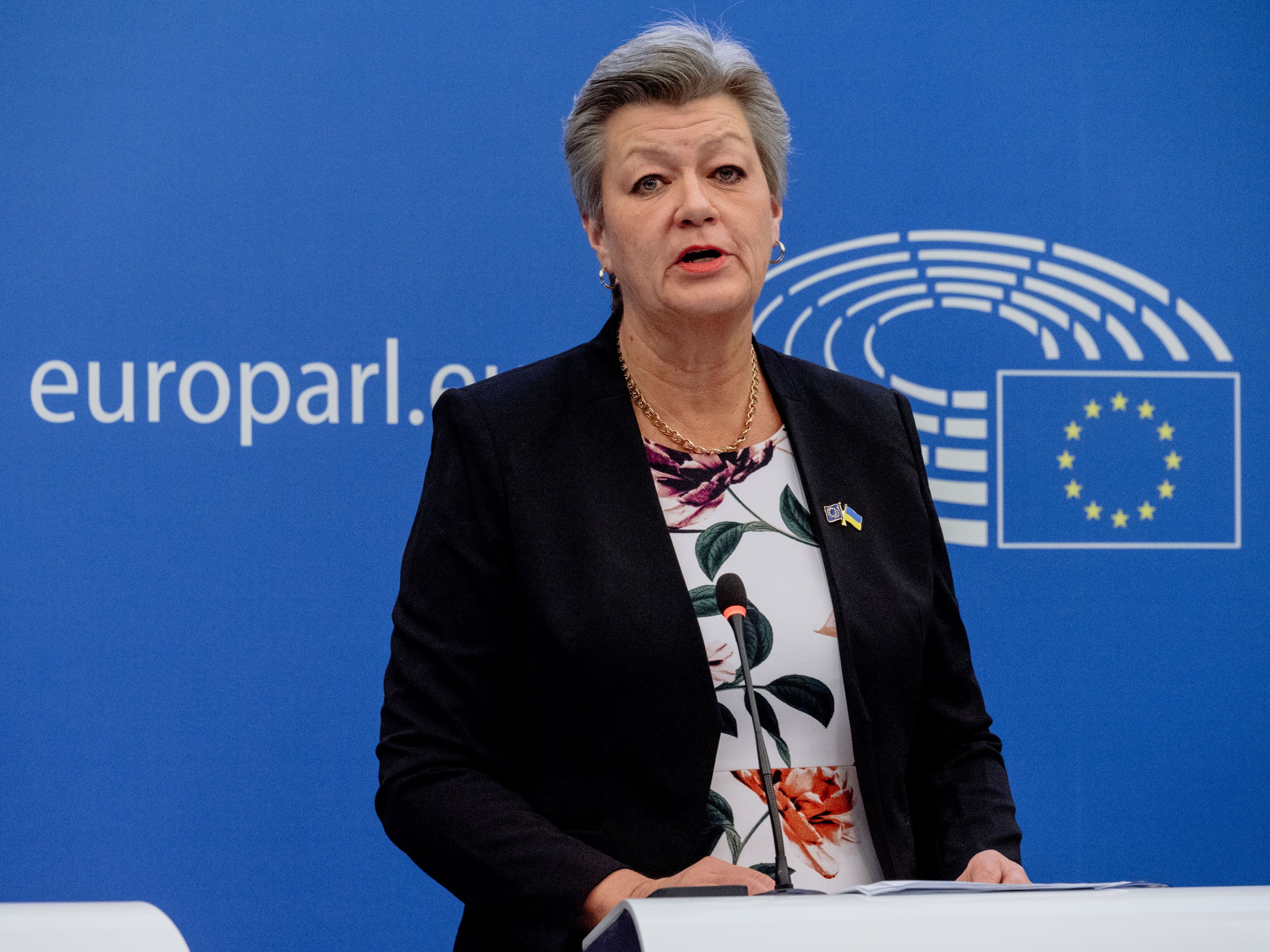 EU Commissioner for Home Affairs Ylva Johansson