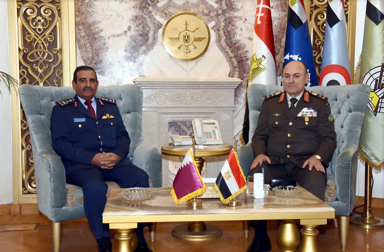 رئيس أركان حرب القوات المسلحة المصرية يلتقي نظيره القطري
