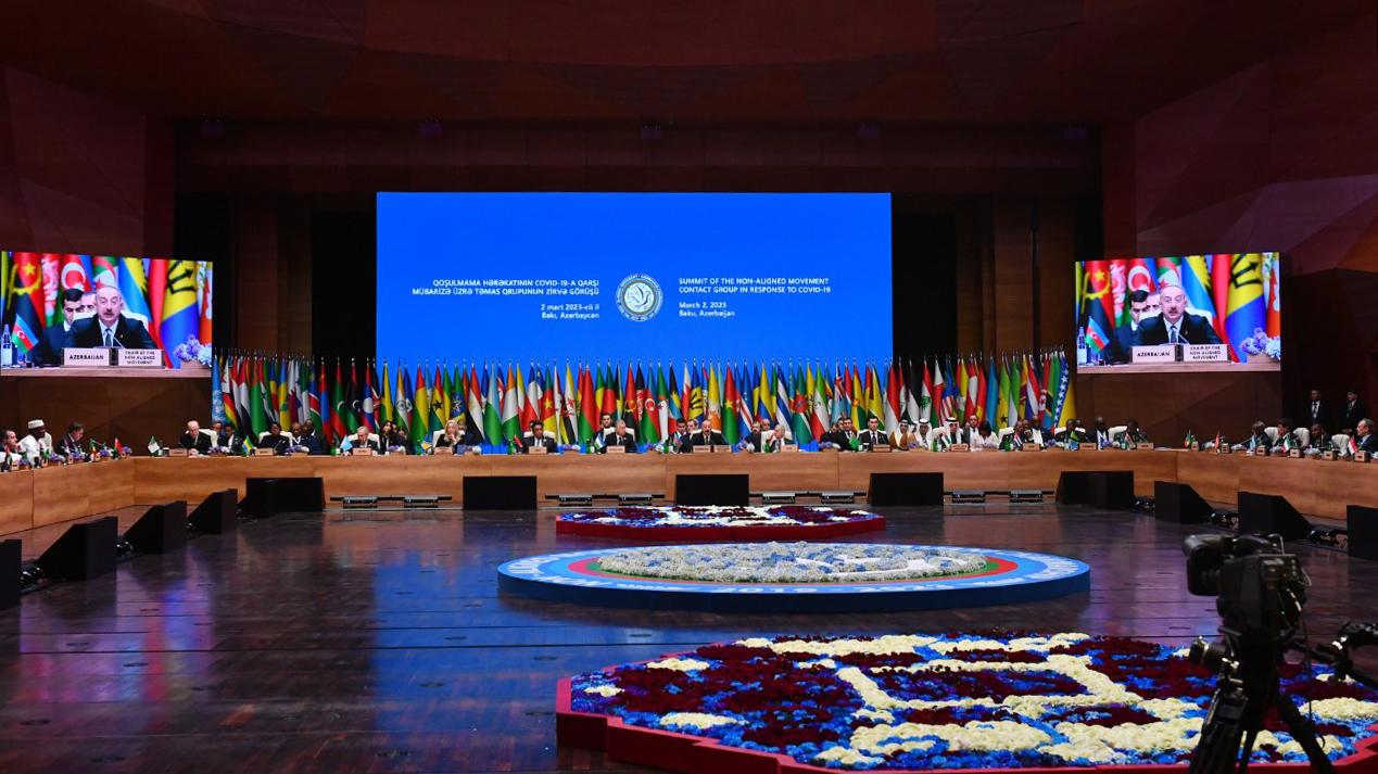 the Non-Aligned Movement Contact Group summit currently held in the capital of Azerbaijan, Baku